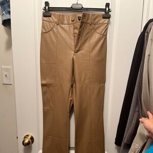 Zara Faux Leather Pants - Size XS